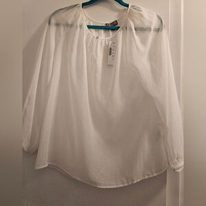 Elegant White Women's Top